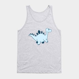 Blue Dinosaur Tank Top